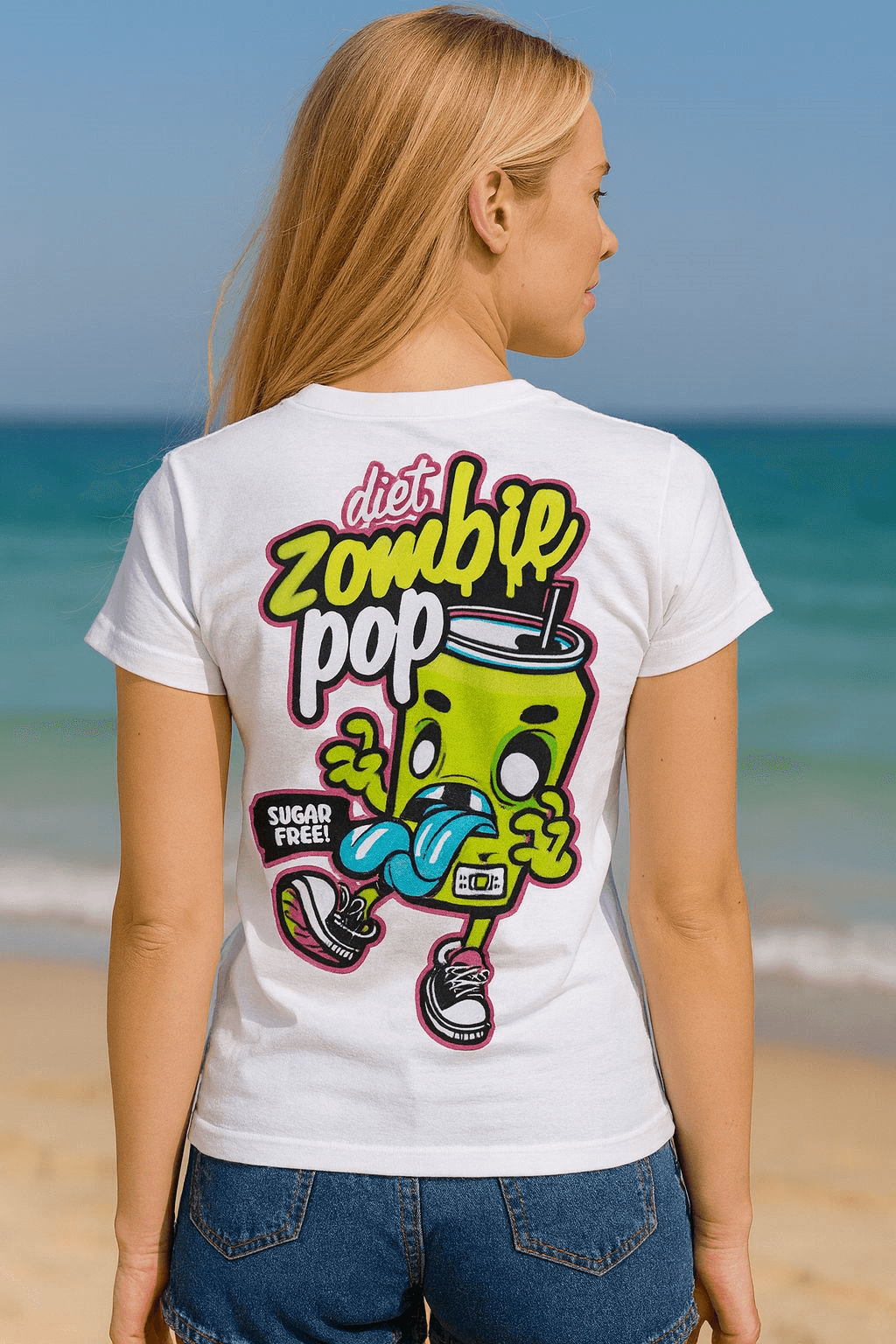 Polera mujer - Zombie Pop